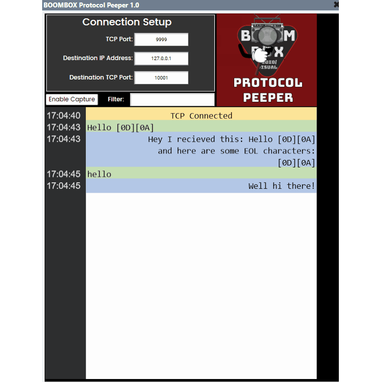 Protocol Peeper for Q-SYS